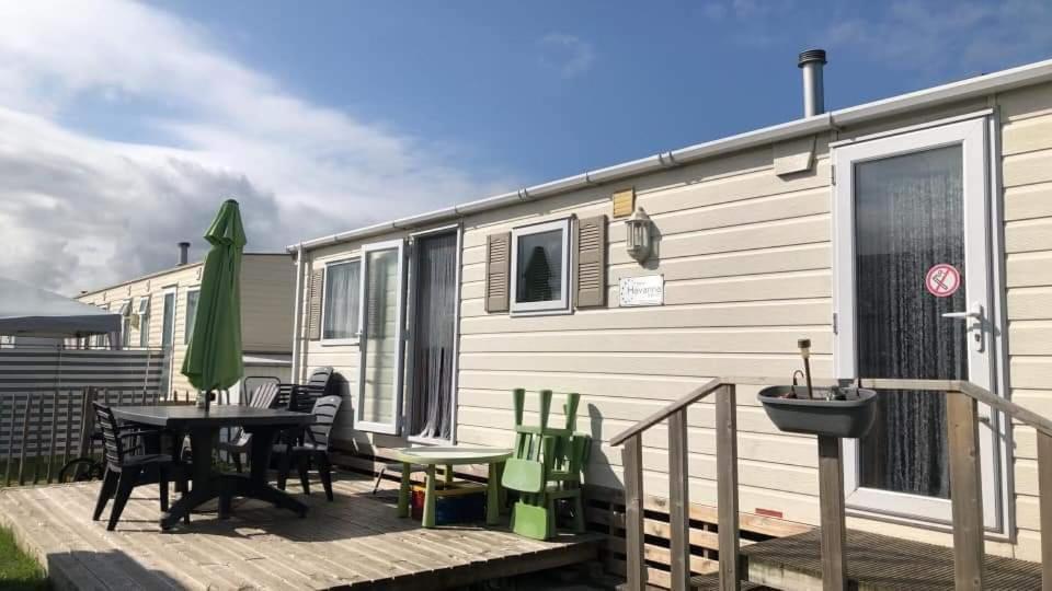 Luxe Vakantiechalet Met Omheinde Tuin Bredene 6Pers Esterno foto